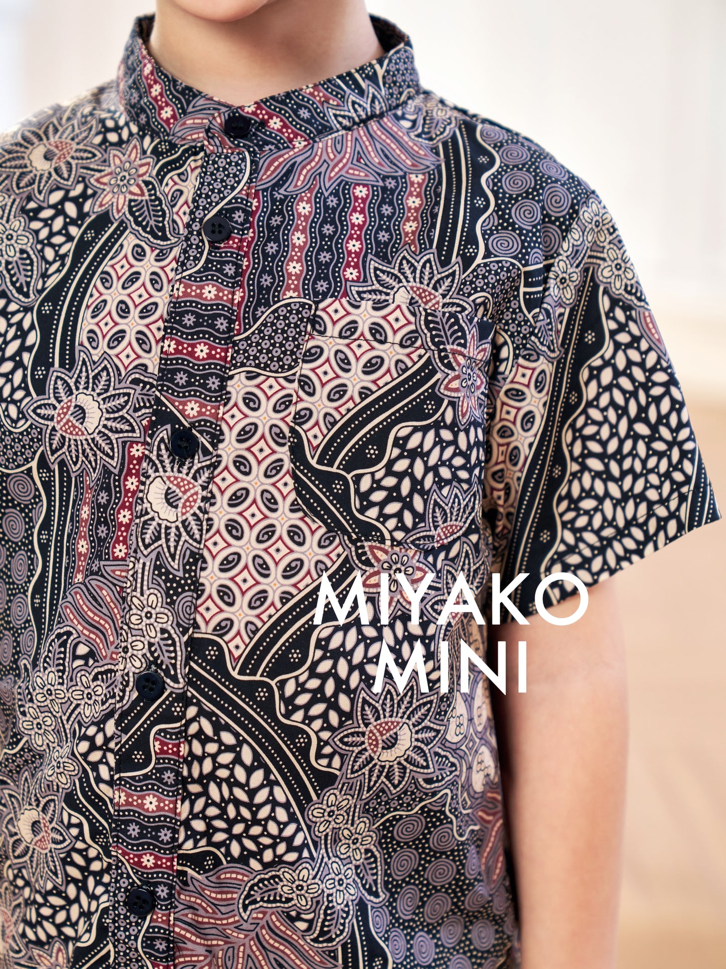 Batik Boy Suit in Cocoa