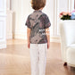 Batik Boy Suit in Cocoa
