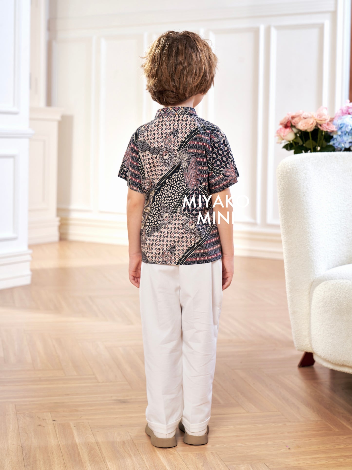 Batik Boy Suit in Cocoa