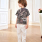 Batik Boy Suit in Cocoa