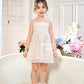 【星语心愿】Starry Wish Little Girl Dress in White小女孩连身裙