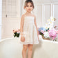【星语心愿】Starry Wish Little Girl Dress in White小女孩连身裙