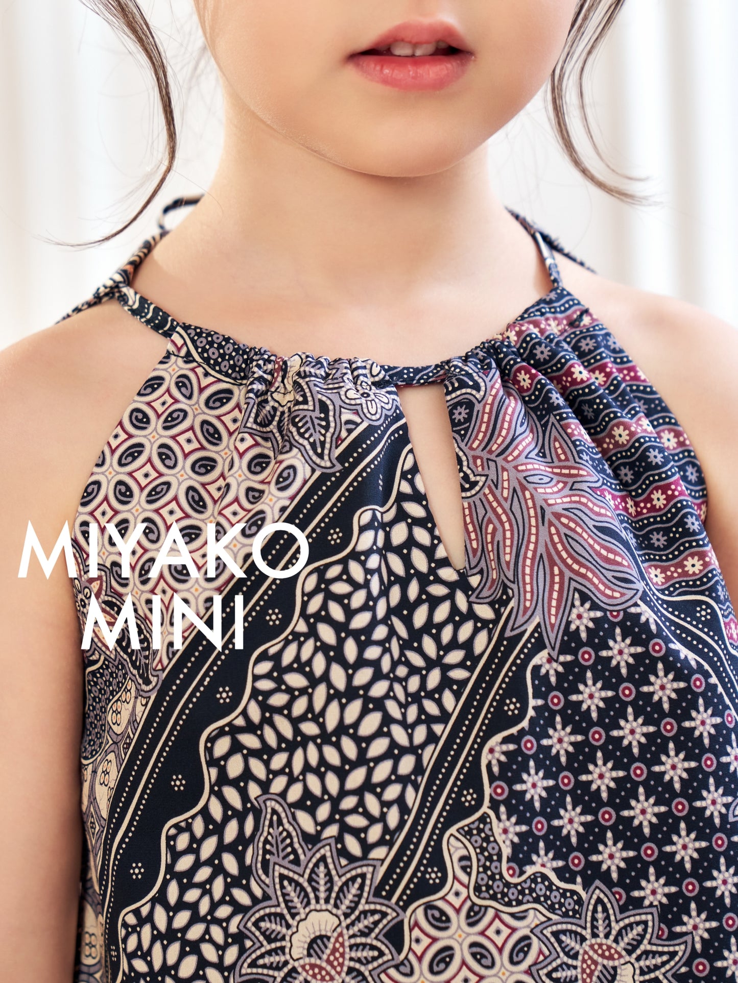 Batik Girl Dress in Cocoa