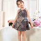 Batik Girl Dress in Cocoa