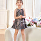 Batik Girl Dress in Cocoa