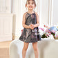 Batik Girl Dress in Cocoa