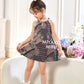 Batik Girl Dress in Cocoa
