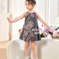 Batik Girl Dress in Cocoa