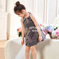 Batik Girl Dress in Cocoa