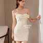 Luxe Ribbon Detachable Halter 2 in 1 Dress
