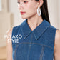 Denim Chic Mini Romper Dress