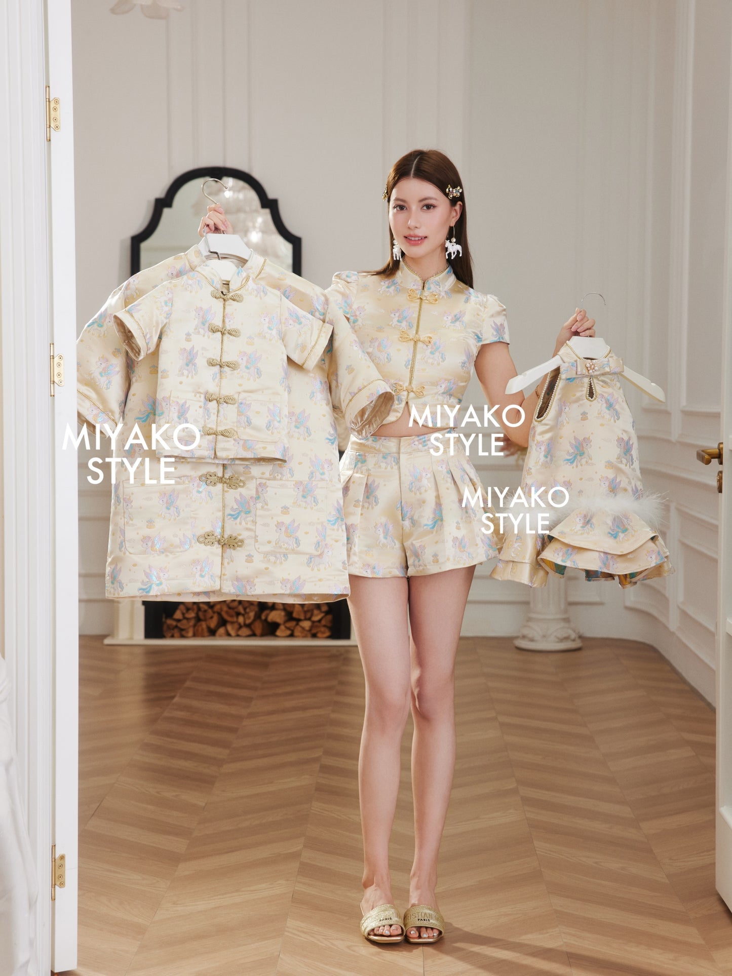 【黄金独角兽】Unicorn Boy Suit 小男孩唐装