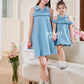 Denim Premium Detachable Sleeve Women Dress