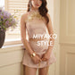 【女团二代】Jenny Halter Crop Top (Top Only)