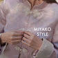 Kelly Embroided Long Sleeve Jacket in Pink