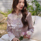 Kelly Embroided Long Sleeve Jacket in Pink