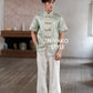 【星光熠熠】Glimmer Cheongsam Men Suit in Green 薄荷绿男唐装