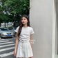Aurora tennis skirt in White
