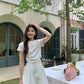 Aurora tennis skirt in White