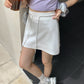 Anna Short Sleeve Crop Top in Purple