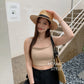 Adele High Waist Long Pants in Black