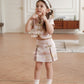 【小女团】Roseanne Cheongsam Girl Skirt in Pink 小女孩粉金色裙子 ( Skirt Only)