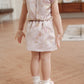 【小女团】Roseanne Cheongsam Girl Skirt in Pink 小女孩粉金色裙子 ( Skirt Only)