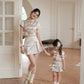 【小女团】Roseanne Cheongsam Girl Skirt in Silver 小女孩银香槟裙子 ( Skirt Only)