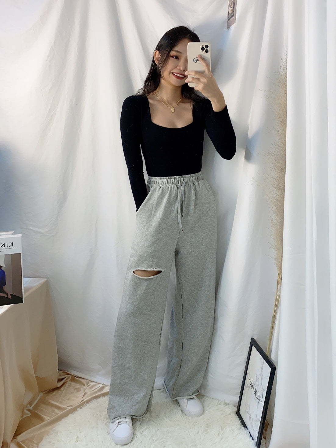 Amber long sleeve top