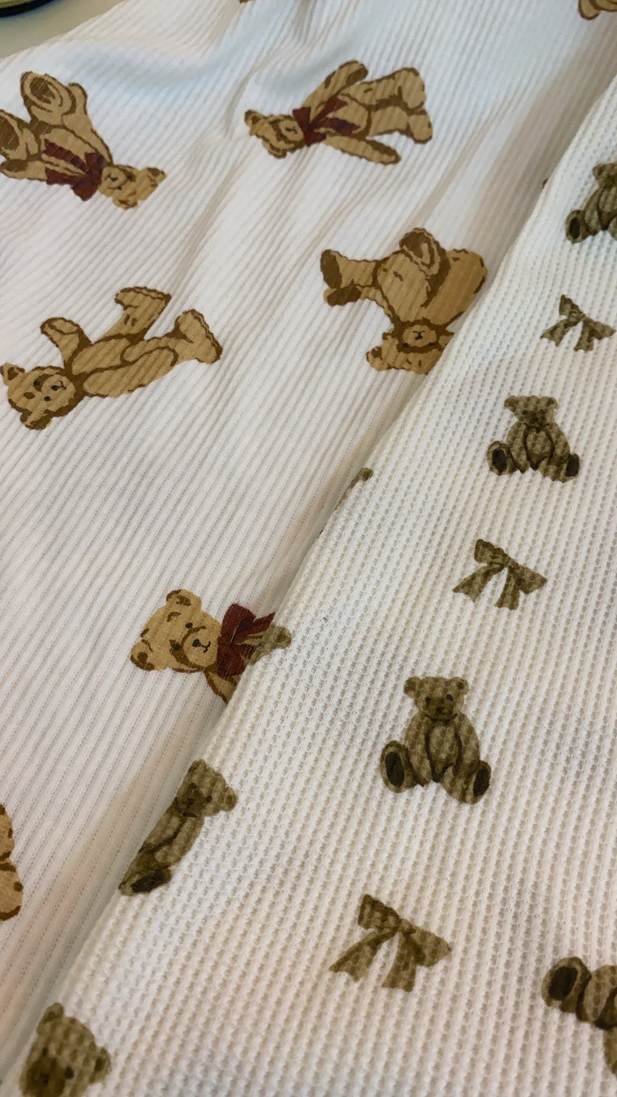 Teddy bear sleepwear in small bear
