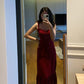 Jenni maxi dress in maroon