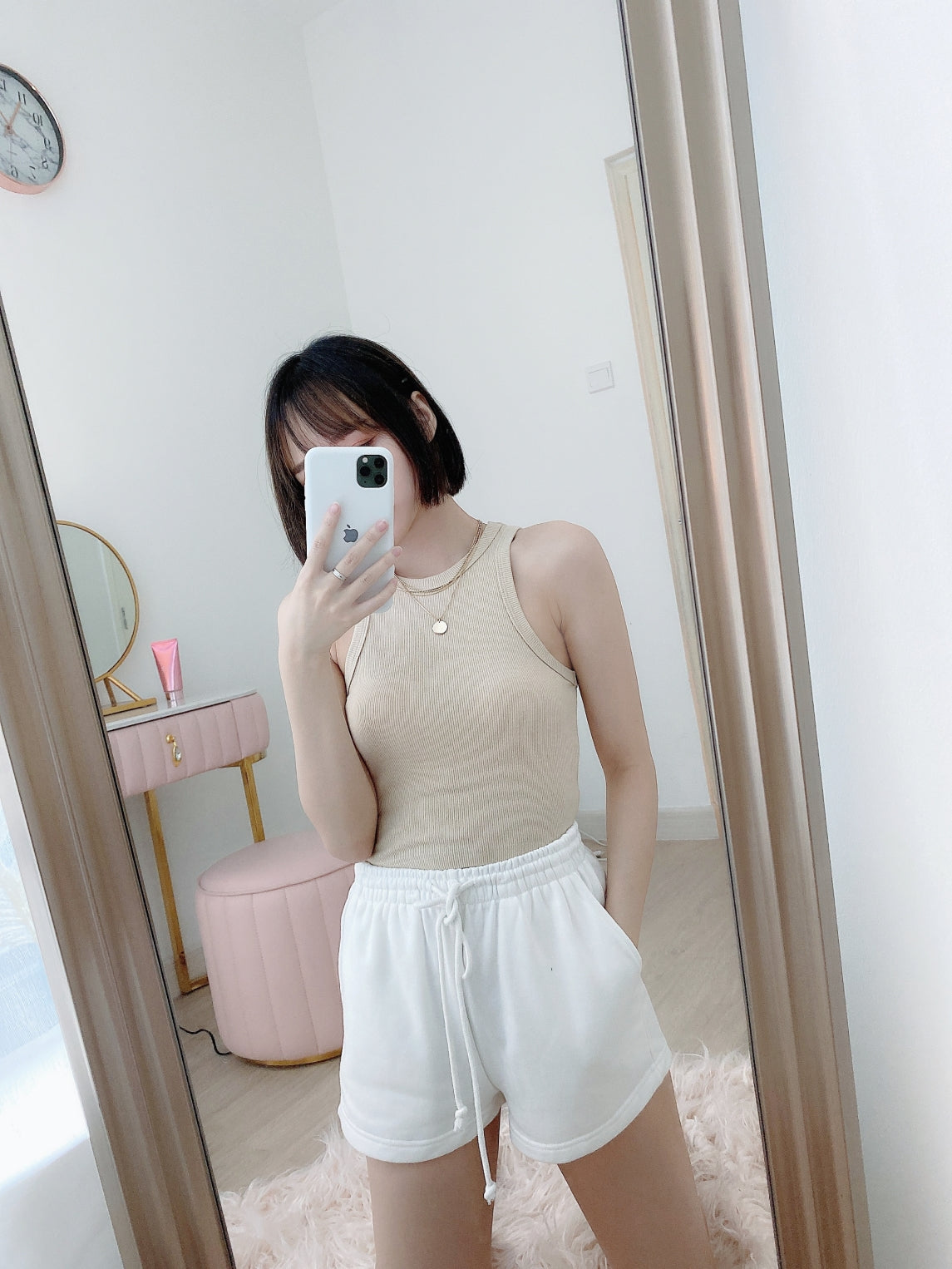 Naomi tank top in beige