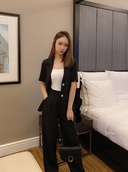 Madison Blazer set in black