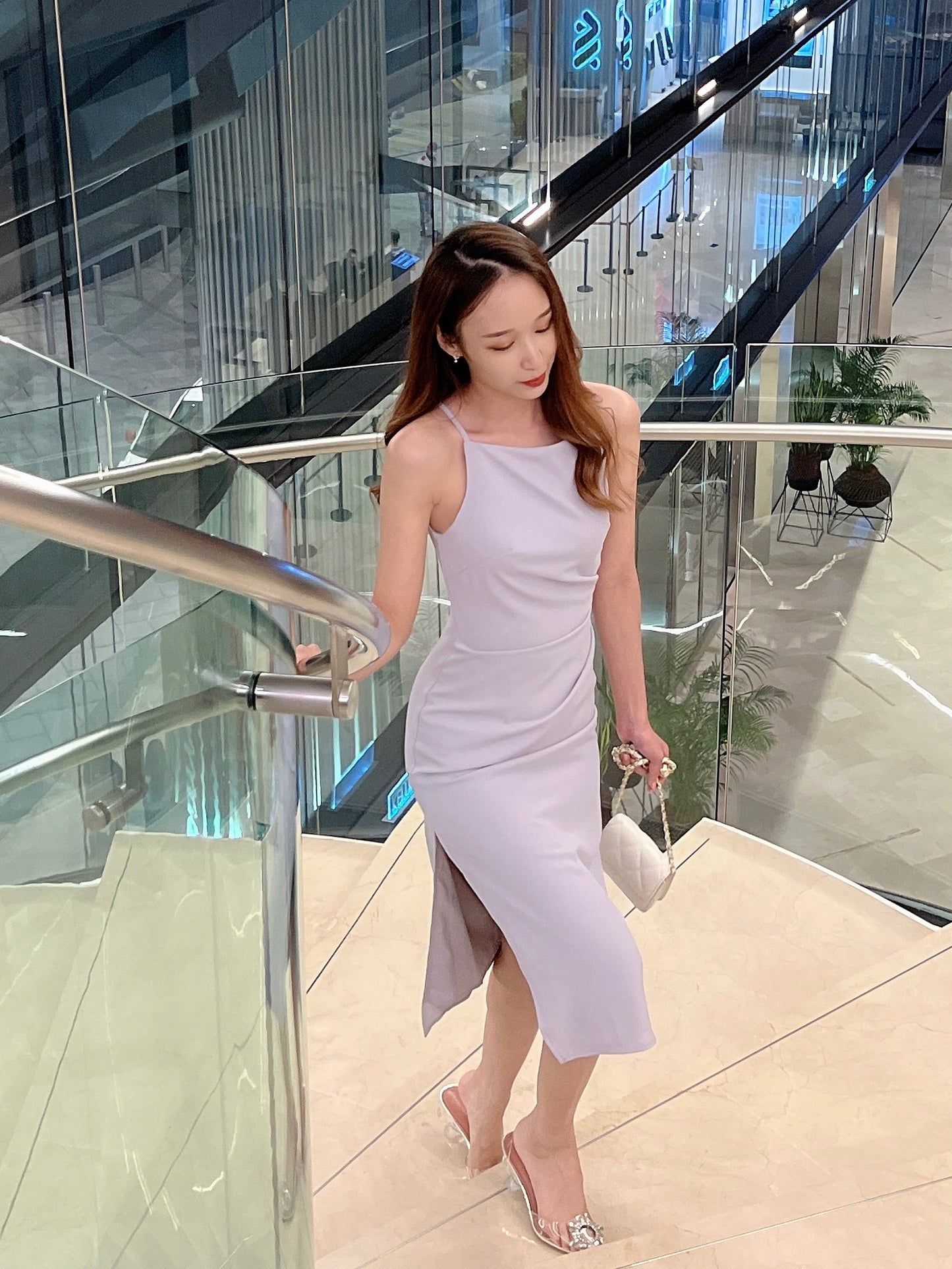 Arielle Cami dress in violet