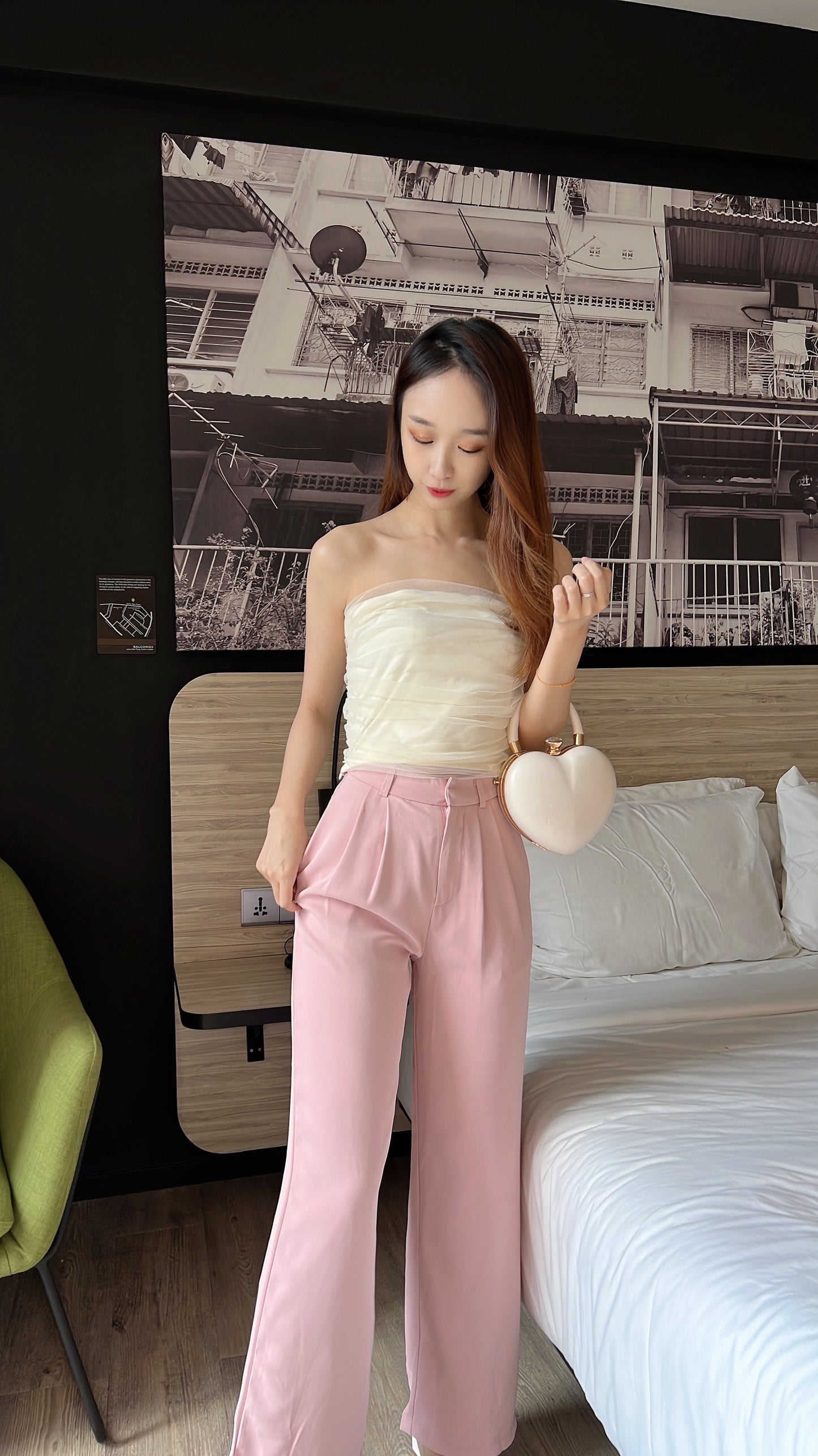 Laura long pant Pink – Miyako Style Online Fashion
